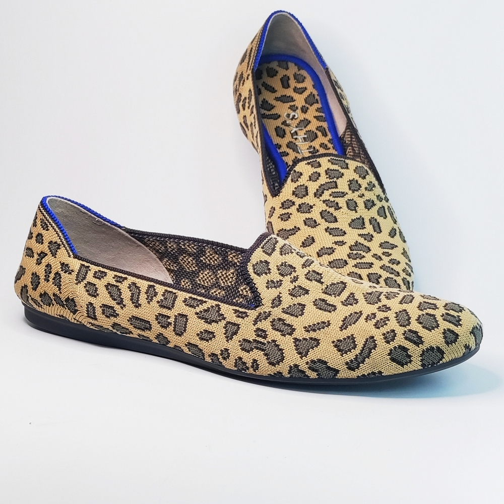 Rothy's Leopard print loafer. Size 7.5